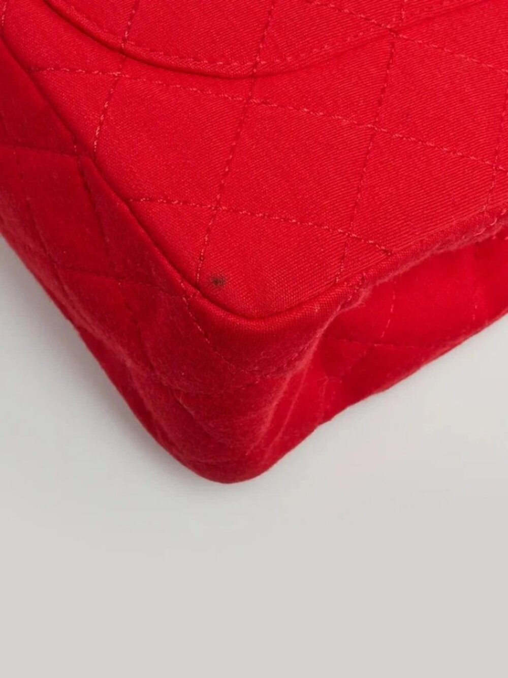Chanel Red 2.55 Reissue Quilted Classic Jersey Leather 227 Jumbo Flap Bag - Picture 4 of 12